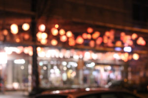 Unscharfe Lichtpunkte fotografieren in München