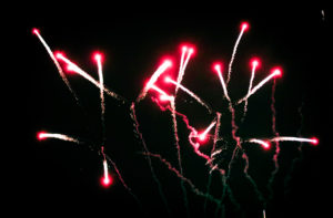 Feuerwerk Münchner Theresienwiese 2018, färben hellen die nacht auf, ein echt cooles Feuerwerk