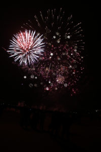 Feuerwerk Münchner Theresienwiese 2018, färben hellen die nacht auf, ein echt cooles Feuerwerk