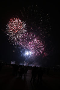 Feuerwerk Münchner Theresienwiese 2018, färben hellen die nacht auf, ein echt cooles Feuerwerk
