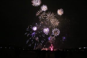 Feuerwerk Münchner Theresienwiese 2018, färben hellen die nacht auf, ein echt cooles Feuerwerk