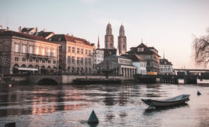 urban architecture from then and now, captured in Switzerland, Zurich
